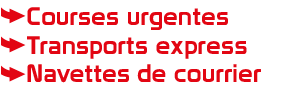 Courses Urgentes, Transport Express, Navettes de courrier